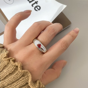 แหวนทองชุบหรูหรา สไตล์โมเดิร์น ประดับเพชรซิคอน สำหรับผู้หญิง ดีไซน์เกาหลี สามารถปรับแต่งได้ - Product Image 6