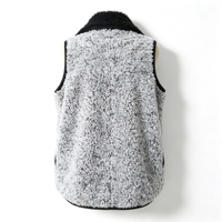 Veste en maille respirante coupe-vent écologique personnalisée pour femmes, veste en fausse fourrure, vêtement d'extérieur tendance