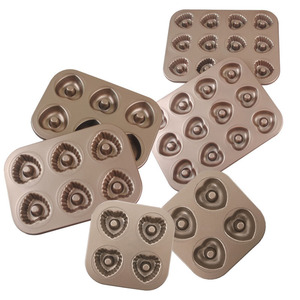 Juego de Moldes para Pastel Antiadherentes de 1 Pieza, Diferentes Formas, Aleación de Aluminio, Aptos para Horno, para Cupcakes y Postres - Product Image 6