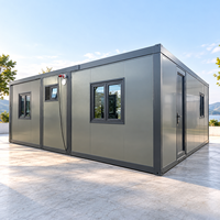 Maison modulaire préfabriquée en conteneur avec structure en acier galvanisé, design résistant à l'eau, maison d'hôtes modulaire en conteneur