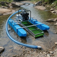 Équipement d'extraction aurifère alluvial à petite échelle / Machines d'extraction aurifère / Drague de dragage à aspiration d'or