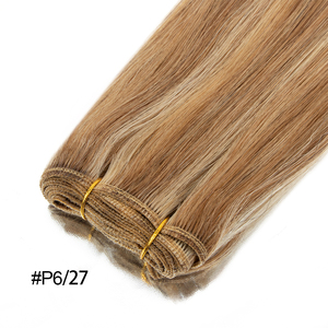 Extensions de cheveux en mèches doubles tirées à la machine, qualité Remy, lisses et douces, grade 12A, pour la beauté, Qingdao <span class=keywords><strong>Haohao</strong></span> Hair Wholesale - Product Image 6