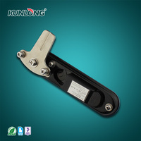 Boîte d'alimentation d'usine SK1-S0005, alliage de zinc, serrure à trois points avec finition noire, entraxe de 50 mm, 2 clés pour utilisation sur tableau électrique