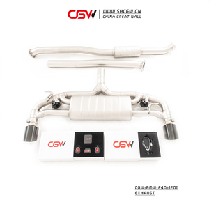 Tubo di Scarico Catback in Acciaio Inox con Valvole Elettriche per <span class=keywords><strong>BMW</strong></span> 118I/120I <span class=keywords><strong>F40</strong></span> 1.5T 2.0T 2019-2026 - Product Image 1