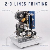 Mesin Pengkode Pita Elektrik HP-241B Printer Nomor Batch untuk Kemasan Makanan dalam Karton