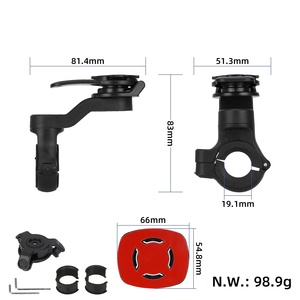 Red-Black 360° Fully Adjustable Universal <b>Phone</b> <b>Holder</b> Support Shock Absorption Bicycle Motorbike Bike <b>Scooter</b> Navigator Mount - Product Image 2