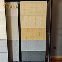 Panneau de plafond décoratif en métal, plaque d'aluminium embossée, couloir, bureau