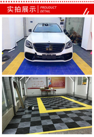 Baldosas Modulares de PVC para Piso de Garaje, Antideslizantes, con Textura, Modernas, para Lavado de Autos, Talleres, Zonificación Industrial