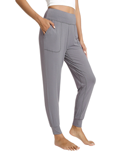 Liquidation de stock : Ensemble de survêtement décontracté pour femme (pantalon et t-shirt à col rond de couleur unie) – Vente en gros, stock disponible - Product Image 4