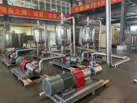 6000-10000rpm pengaduk geser tinggi homogen dan pompa Mixer Inline