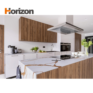 Bán buôn calacatta thạch anh Countertop đá thạch anh slab giá trắng rắn đá nhân tạo bàn slab thạch anh cho nhà bếp - Product Image 2