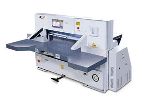 Hochgeschwindigkeits-Doppel hydraulik Voll automatischer Papiers ch neider Factory Direct Programm gesteuerte Papier verarbeitung maschinen der Serie - Product Image 4