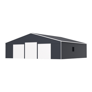 SG3939 Cadre <span class=keywords><strong>en</strong></span> acier galvanisé <span class=keywords><strong>Garage</strong></span> pour 3 voitures Abri d'auto fermé Bâtiment de stockage moderne préfabriqué <span class=keywords><strong>en</strong></span> acier pour usage domestique Entrepôt <span class=keywords><strong>en</strong></span> métal - Product Image 5