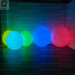 Huevo Inflable LED con Cambio de Color RGB, Esfera Colorida Brillante, Decoración para Eventos/Fiestas/Mercados Nocturnos - Product Image 3
