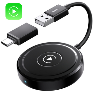 ดองเกิล Wireless CarPlay สำหรับ Apple Wireless CarPlay Adapter สำหรับ <span class=keywords><strong>iPhone</strong></span> สำหรับรถยนต์ที่มีระบบ CarPlay แบบใช้สาย แปลงเป็นระบบไร้สาย - Product Image 1