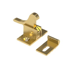 Chinese Style Window Latch Copper Brushed Automatic <b>Spring</b> Pin For <b>Doors</b> And Windows Easy Installation - Product Image 1