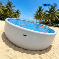 Piscine gonflable hors sol de haute qualité 5*1,5m, grande piscine à structure Drop Stitch pour jardin, fête familiale en plein air