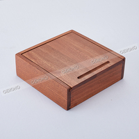 Boîte à couverts en bois de Sapele, durable, résistante à l'humidité, élégante et moderne, organisateur de rangement pour couverts, idéale pour les hôtels et les restaurants