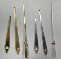 Jam dinding akrilik murah mewah 74/98mm jarum pointer jam menit Kit tangan kedua untuk warna emas dan perak