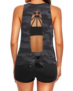 Nouvelle collection été : <span class=keywords><strong>Maillot</strong></span> <span class=keywords><strong>de</strong></span> <span class=keywords><strong>bain</strong></span> tankini 3 pièces pour femme – Ensemble bikini dos nu tendance, tenue <span class=keywords><strong>de</strong></span> plage sexy - Product Image 4