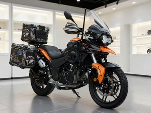 Moto d'occasion Zontes1 Rx3s, moto de taille moyenne, bicylindre, tout-terrain, moteur Rx3 400cc, performances puissantes pour les longues distances - Product Image 5