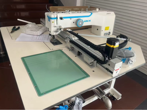 Jack M5+-F11AF13F25-X <b>Sewing</b> <b>Machine</b> Has <b>Sewing</b> Area of 800x350mm and Equipped with Hidden Laser Cutter - Product Image 5