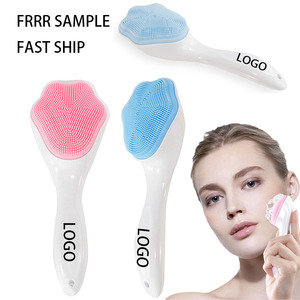 Brosse de massage du cuir chevelu en silicone personnalisée pour femmes, exfoliant doux pour le visage et les mains, brosse de bain en silicone pour massage capillaire - Product Image 1
