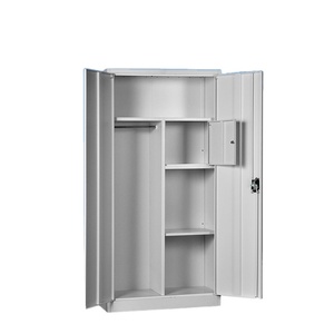 Đồ Nội Thất Bằng Thép Không Gỉ 2 Cửa Tủ Quần Áo Kim Loại Bên Trong Thiết Kế - Product Image 5