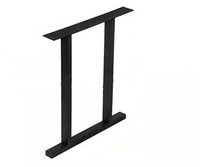 Pieds de table industriels en fonte et acier pour restaurant, bureau, banc, salle à manger, café, mobilier de salle à manger, pieds de table en métal pour bureau