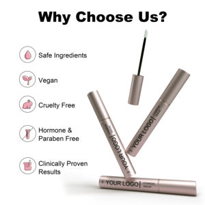 Sérum Potenciador de Pestañas y <span class=keywords><strong>Cejas</strong></span> Orgánico Vegano Sin Aceite de Corea al por Mayor OEM Sérum Natural para el <span class=keywords><strong>Crecimiento</strong></span> de Pestañas y <span class=keywords><strong>Cejas</strong></span> de Marca Propia - Product Image 4