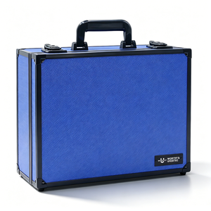 Livraison rapide aux États-Unis, en stock, prix usine OEM, étui de rangement et de présentation pour cartes gradées en aluminium à 6 emplacements, compatible avec les slabs de cartes de 3" x <span class=keywords><strong>4</strong></span>" 35PT - Product Image 2