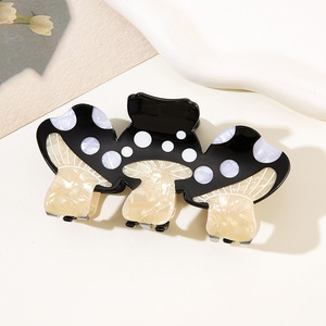 RTS-1 - Pinzas <span class=keywords><strong>para</strong></span> el <span class=keywords><strong>Cabello</strong></span> con Forma <span class=keywords><strong>de</strong></span> Vegetales Simulados, 10.5 cm, 3 Piezas, Pinzas <span class=keywords><strong>para</strong></span> el <span class=keywords><strong>Cabello</strong></span> con Forma <span class=keywords><strong>de</strong></span> Hongo y Tiburón, Creativas y Lindas, <span class=keywords><strong>para</strong></span> Mujer - Product Image 4