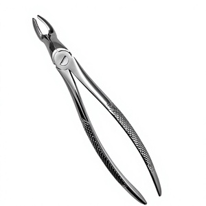 Juego de 10 Pinzas de Extracción Dental de Acero Inoxidable Profesional Centramed Instruments con Empuñadura Moleteada, Certificación CE, Manual - Product Image 4