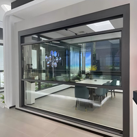 Ventanas Corredizas Verticales Automáticas Eléctricas NFRC para Balcón, Ventilación Maximizada, Ventana Corrediza Vertical Motorizada
