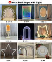 Usine LEDA Vente en gros Stand ovale de cabine téléphonique Accessoires de décoration de fête de mariage Led Vintage Guestbook Supports de téléphone