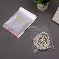 Sacs en cellophane personnalisés à fermeture auto-adhésive en OPP pour emballage de vêtements, salades, aliments pour bébés et chewing-gums
