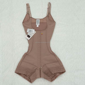 سروال داخلي بتصميم منفذ المصنع بخصر متوسط للتحكم في البطن، مشد عالي الضغط للتحكم في البطن وتغطية كاملة للظهر، مع شبكة تسمح بالتهوية - Product Image 1