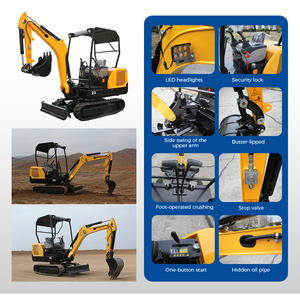 Mini excavadoras para trabajos <span class=keywords><strong>de</strong></span> construcción Diseño compacto Máquina resistente <span class=keywords><strong>de</strong></span> alta durabilidad con rendimiento estable - Product Image 5