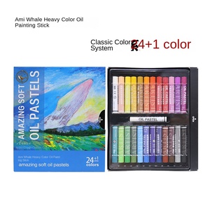 Ami balena 24 colori Grey Advanced Overlay Macaron Morandi pittura a olio Stick pesante morbido bastone adatto pastelli - Product Image 6