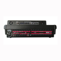 Console de mixage audio numérique HUAIN avec extensions DANTE, 34 canaux, alimentation fantôme DC 48V, contrôle sans fil