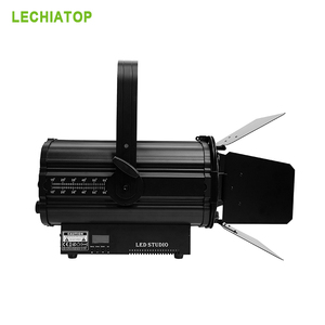 200W LED Zoom profil RGBW 4IN1 profesyonel Video ışığı DMX512 nel Lens sahne aydınlatma spot DMX512 kontrol modu beyaz renk - Product Image 5