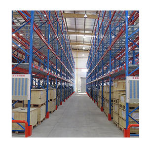 מערכת אחסון מדפים תעשייתיים כבדים מסוג JRACKING למחסנים, מדפי משטחים סלקטיביים למרכז לוגיסטיקה - Product Image 1