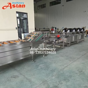 500 kg/giờ khô ngày & Apricot <span class=keywords><strong>Nuts</strong></span> làm sạch máy giặt dòng máy móc thực phẩm PLC kiểm soát 220V CE chứng nhận - Product Image 4