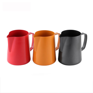 Barattolo da disegno per caffè da festa ecologico in acciaio inossidabile con bocca a punta di colore 400ml e <span class=keywords><strong>caffettiera</strong></span> utensile da cucina - Product Image 1