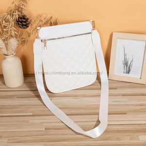 Foreign Trade Wholesale PU Rhombus Multi-Card Vertical <b>Envelope</b> Mobile Phone Shoulder Bag Design Zipper Closure Urban Tanjing - Product Image 4