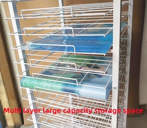 Tùy chỉnh A4 cửa hàng văn phòng sổ lưu niệm khô hình ảnh báo sao chép gói túi giấy kim loại dây lưới hiển thị giá đứng chủ - Product Image 3