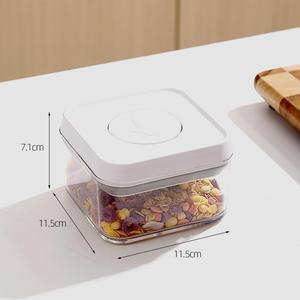 Bocaux <span class=keywords><strong>en</strong></span> plastique transparents hermétiques, contenants pour aliments secs, nourriture pour animaux de compagnie, céréales, boîtes de rangement pour la cuisine avec couvercle - Product Image 6