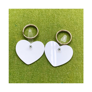 Fabricant de porte-clés créatifs double face à sublimation par teinture Porte-clés en métal personnalisé en aluminium à sublimation Étiquettes - Product Image 2