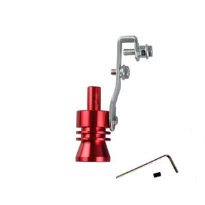 TUR006 Sifflet turbo pour tuyau d'échappement, tailles S M L XL, en alliage d'aluminium, pour la modification et l'amélioration des voitures et motos - Product Image 2