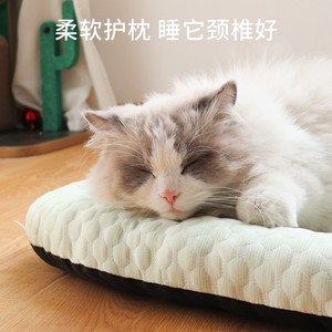 Tapis pour chat, adapté à toutes les saisons, tapis rafraîchissant non collant pour animaux de compagnie, tapis de couchage d'été pour chien, tapis de lit pour chat. - Product Image 3